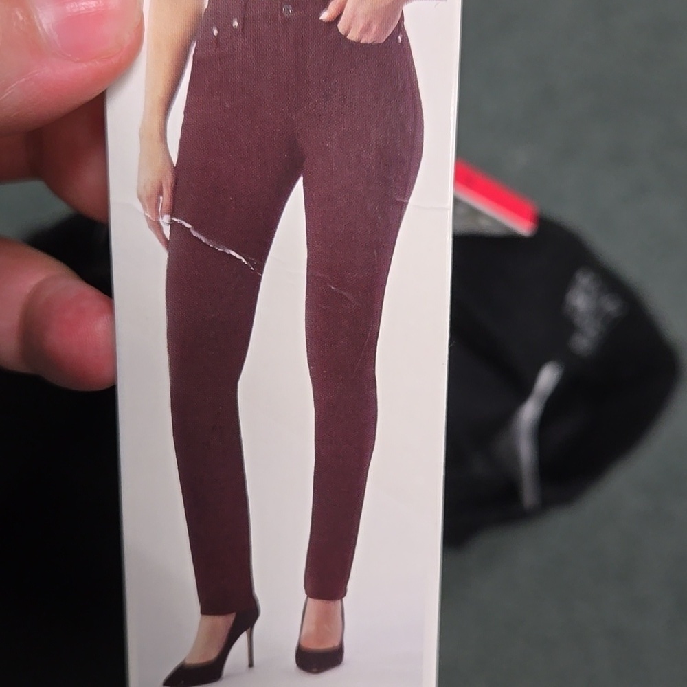 Parasuco Size 8 Black Skinny High Rise Pants